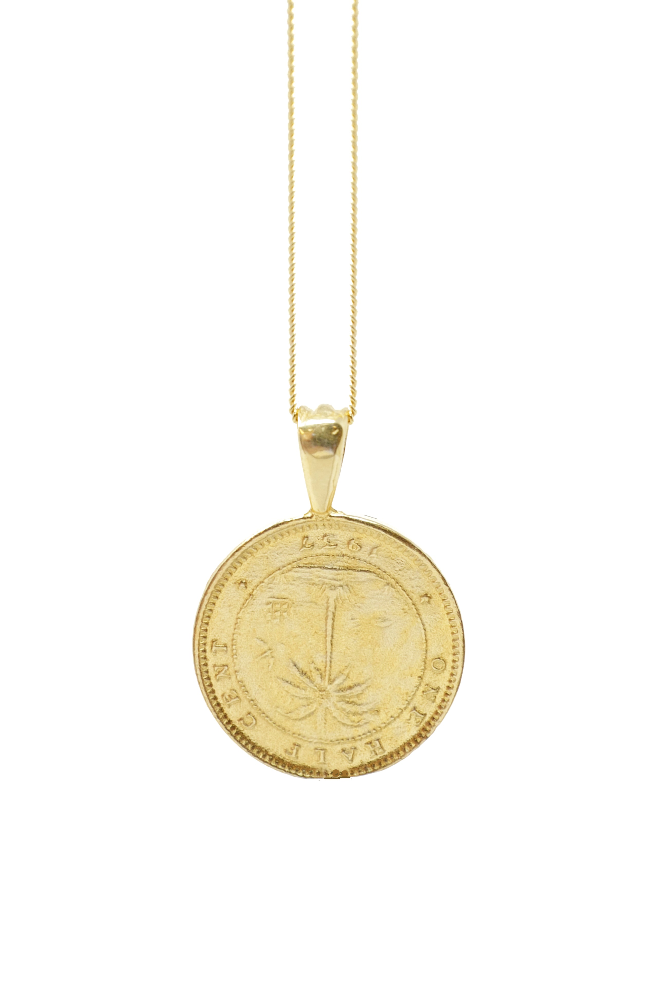 TRAVELLER COIN NECKLACE (18K GOLD VERMEIL) – KIRSTIN ASH (United States)